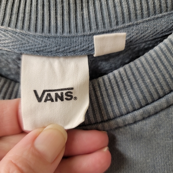 Vans Concrete Wash Boxy Crewneck Sweatshirt Size XS - Picture 7 of 9
